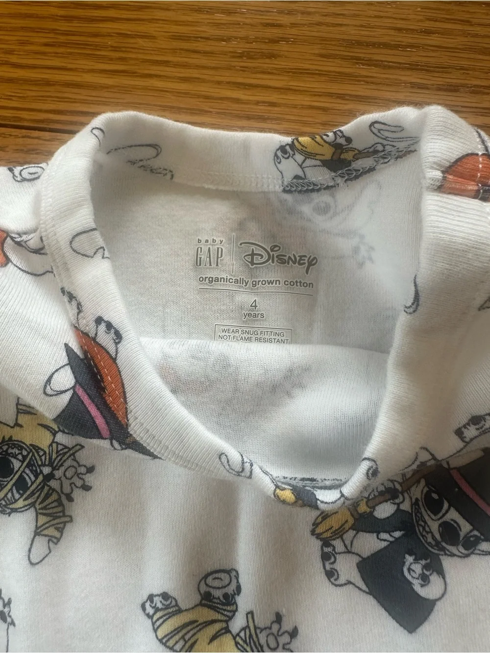 Baby GAP Lilo & Stitch Halloween Organic Cotton Pajama Set Size 4